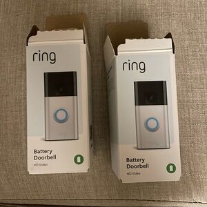 Ring Battery Video Doorbell - Pair